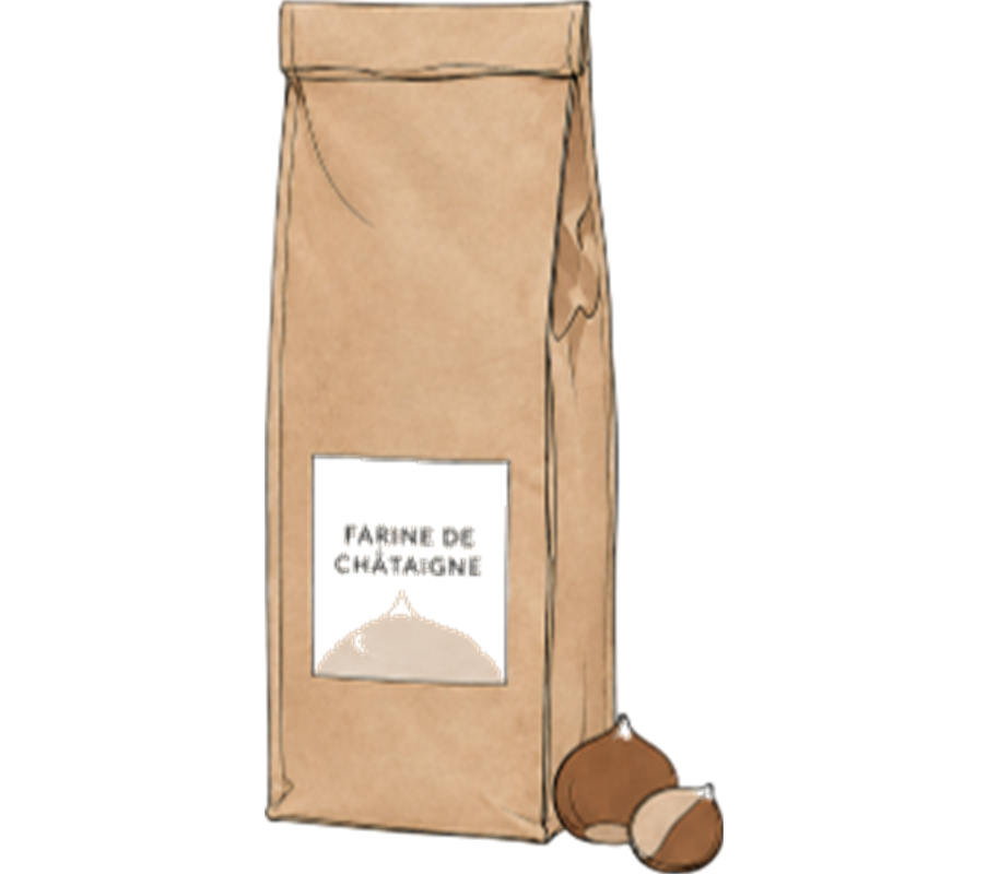 Picto farine de châtaigne 250 g