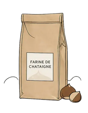 Picto farine de châtaigne 500 g